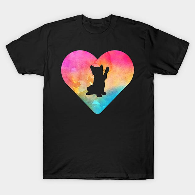 Kitten Gift for Girls and Women T-Shirt by JKFDesigns